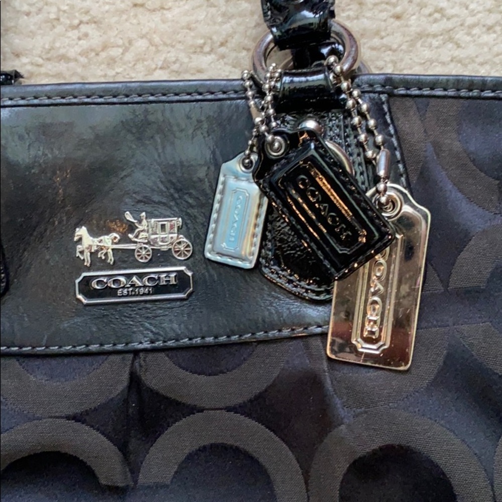 Coach Handbag - Black - Picture 2 of 5